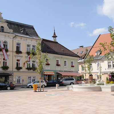 Der Hauptplatz in Feldkirchen