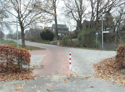 Zuwegung von Richard-Dehmel-Straße in Richtung Waldemar-Bonsels-Weg