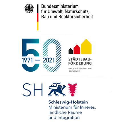Städtebauförderung mit Logo 50 Jahre