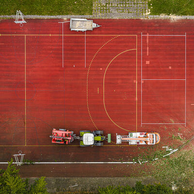 Baumr&uuml;ckschnitt - Luftbild